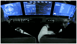 Schnappschuss ins Cockpit